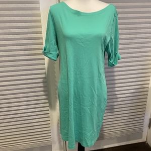 Karen Scott Sport Rolled Cuff Dress Size L